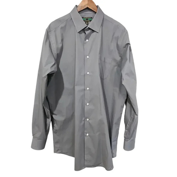 Alexander Julian Colours Button-Down Dress Shirt Gray Size 2XLT - Picture 1 of 5